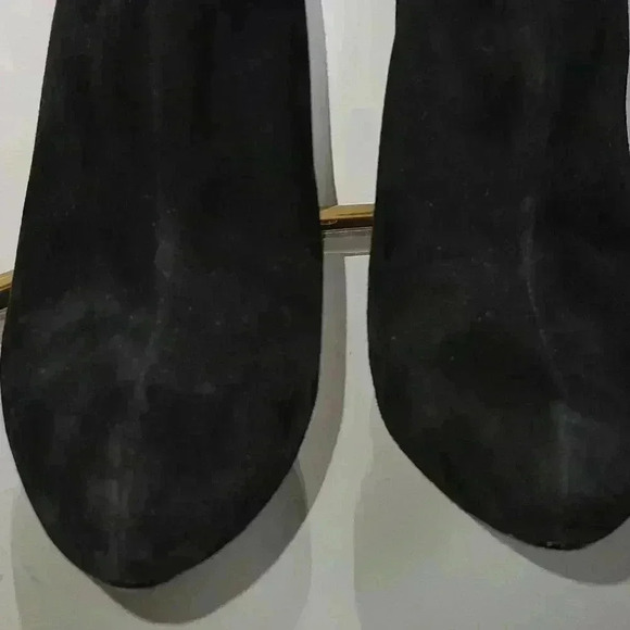 Sigerson Morrison Baladi Suede Patent High Heel Booties Size 8.5 - Picture 7 of 13